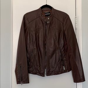 Express Minus the Leather Chocolate Jacket